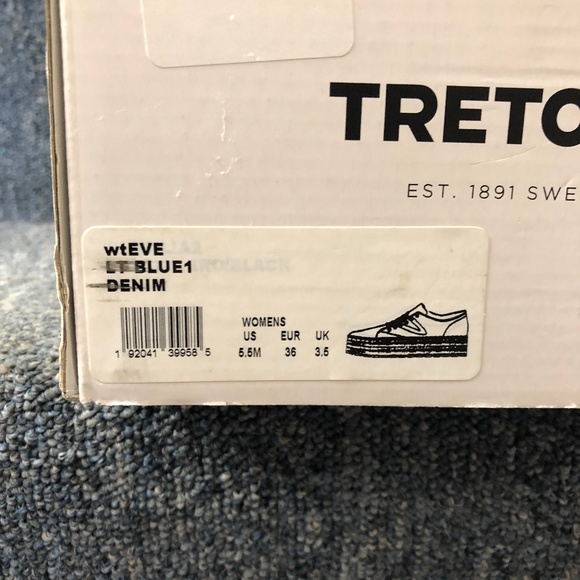 Tretorn Women's EVE Sneaker- Lt Blue1/Denim- New in BOX FAST SHIPPING! - Picture 9 of 9